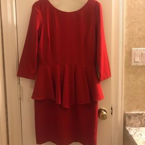 Belle by Badgley Mischka red cocktail dress. Sz 4.